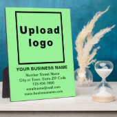 Zakelijke informatie over lichtgroene vlakken fotoplaat (Zijkant)