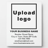 Zakelijke informatie over White Plaque Fotoplaat (Voorkant)