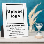 Zakelijke informatie over White Plaque Fotoplaat (Zijkant)