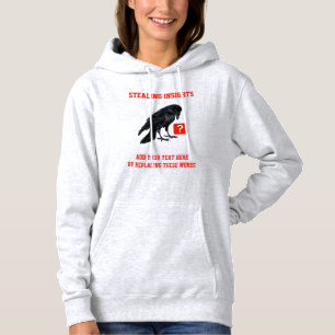 Zakelijke inlichtingendeskundige bij Custom Crow Hoodie