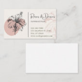 Zakelijke Kaart Bloemenboetiek Visitekaartje (Voorkant / Achterkant)