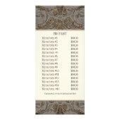 Zakelijke Kaart - Elegant antiqued Gold Baroque (Achterkant)