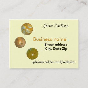 Zakelijke kaart - Knikkers Visitekaartje