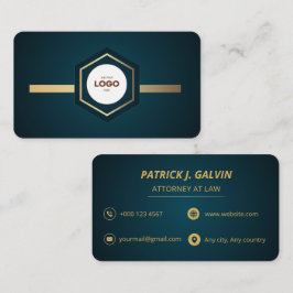 Zakelijke kaart luxe Bedrijfsnaam & Logo aangepast Visitekaartje