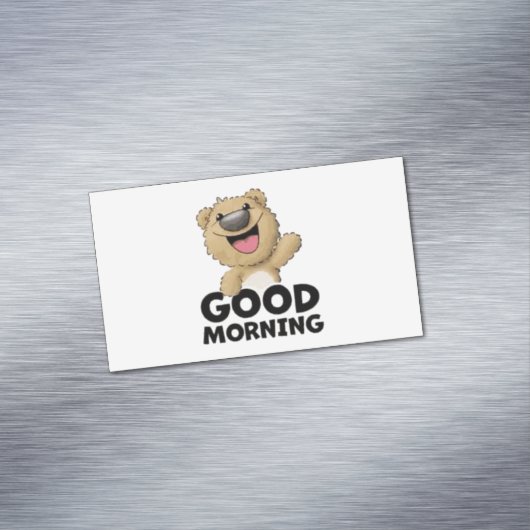 Zakelijke kaart magnetisch visitekaartje (Voorbeeld)