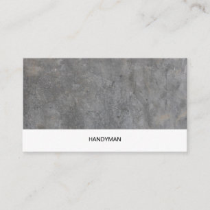 Zakelijke kaart met textuur van beton. visitekaartje