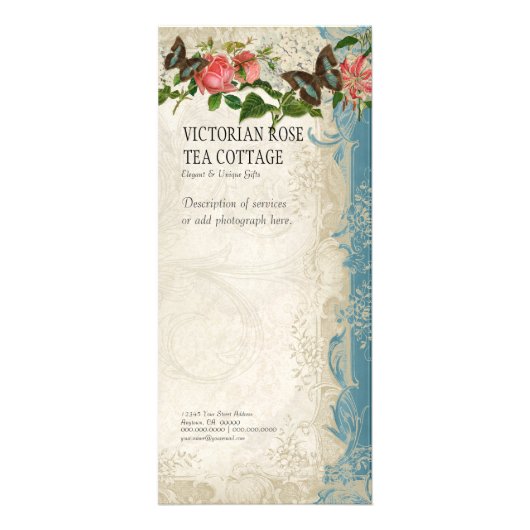 Zakelijke Kaart - Ondoorzichtige stijl Roos (Voorkant)