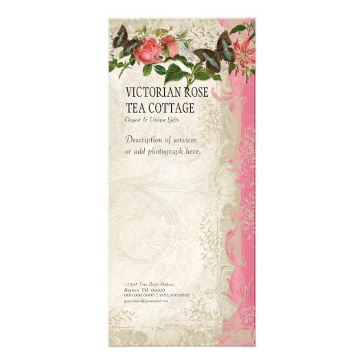 Zakelijke Kaart - Ondoorzichtige stijl  Roos (Voorkant)