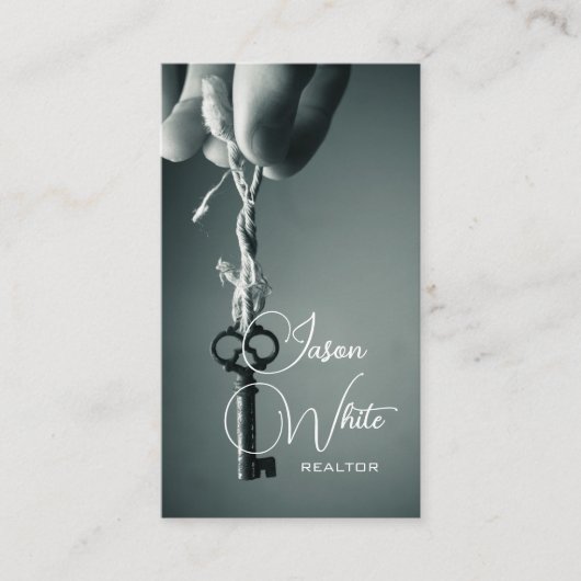 Zakelijke kaart onroerend goed visitekaartje (Voorkant)