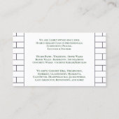 Zakelijke kaart sjabloon voor Metselwerk Construct Visitekaartje (Achterkant)