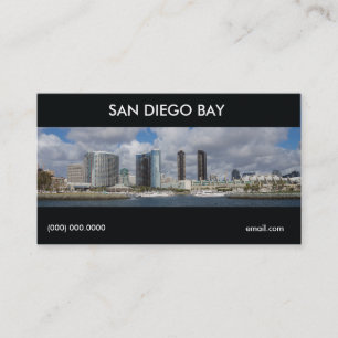Zakelijke kaart sjabloon voor San Diego Visitekaartje