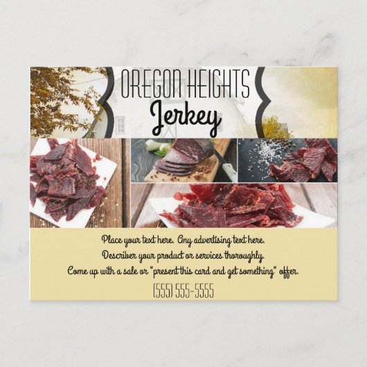 Zakelijke Kaart Sunset Barn Country Rus Adverteren (Voorkant)