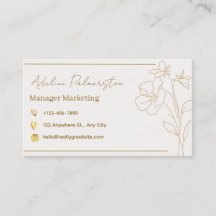 Zakelijke kaart van accountmanager