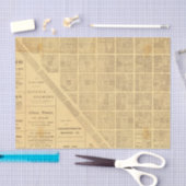 Zakelijke kaart van San Francisco Tissuepapier (Craft)