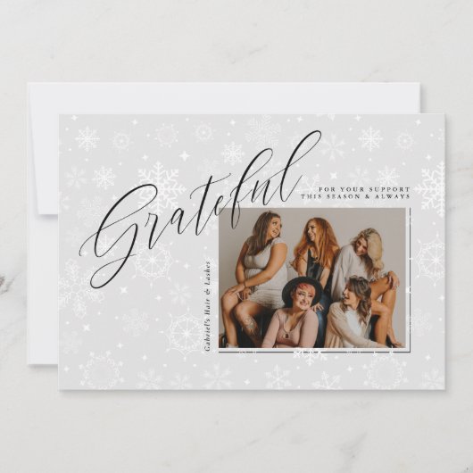 ZAKELIJKE KAART Voeg uw foto toe (Voorkant)