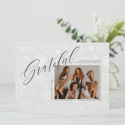 ZAKELIJKE KAART Voeg uw foto toe (Staand voorkant)