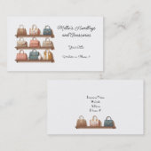 Zakelijke kaart voor Boutique Handtas Accessoires Visitekaartje (Voorkant / Achterkant)