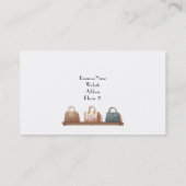 Zakelijke kaart voor Boutique Handtas Accessoires Visitekaartje (Achterkant)