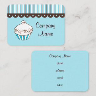 Zakelijke kaart voor Cupcake Visitekaartje