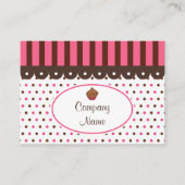 Zakelijke Kaarten Cupcake Bakkerij Visitekaartje (Voorkant)