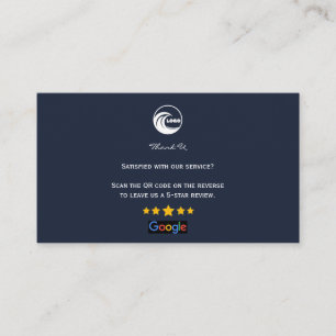 Zakelijke kaarten Google Reviews QR-code link Visitekaartje