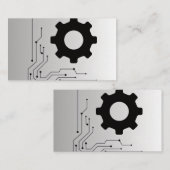 Zakelijke Kaarten Tech Visitekaartje (Voorkant / Achterkant)
