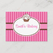 Zakelijke Kaarten voor Aangepaste Cupcakes Visitekaartje (Voorkant)
