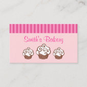 Zakelijke Kaarten voor Aangepaste Cupcakes Visitekaartje (Voorkant)