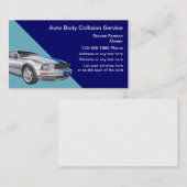 Zakelijke Kaarten voor Auto Botsingen Visitekaartje (Voorkant / Achterkant)