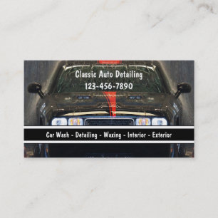Zakelijke Kaarten voor Autodetailing Visitekaartje