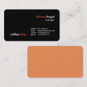 Zakelijke Kaarten voor Coffeeshops Visitekaartje (Voorkant / Achterkant)