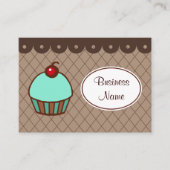 Zakelijke Kaarten voor Cupcakes Bakkerij Visitekaartje (Voorkant)