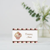 Zakelijke Kaarten voor Cupcakes Visitekaartje (Staand voorkant)
