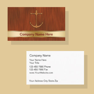 Zakelijke Kaarten voor de Botenbranche Visitekaartje