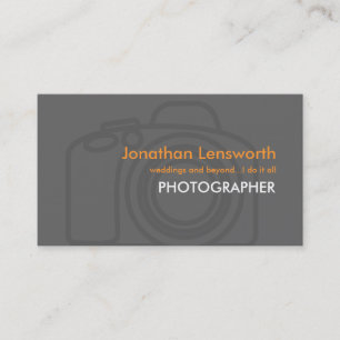 Zakelijke Kaarten voor Fotografen Visitekaartje
