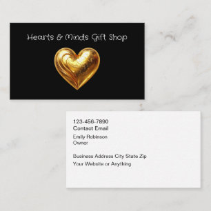Zakelijke Kaarten Voor Hart Geschenken En Ambachte Visitekaartje