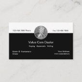 Zakelijke Kaarten voor Munthandelaars Visitekaartje (Voorkant)