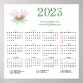 Zakelijke kalender 2023 poster (Voorkant)