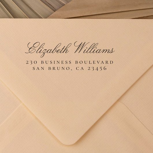 Zakelijke Kantoor | Aangepaste naam Retouradres Zelfinktende Stempel