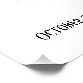 Zakelijke Kantoor Community Halloween Creepy Party Perfect Poster (Hoek)