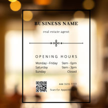 Zakelijke Kantoor QRCode Openingstijden