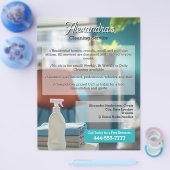 Zakelijke Kantoor-schoonmaakdienst Flyer (Enkel)