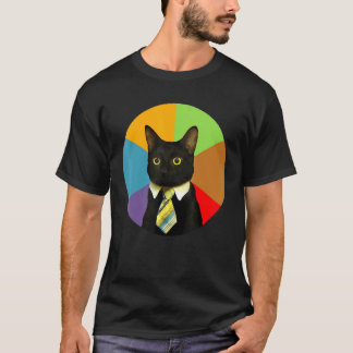 Zakelijke kat kitten draagt stropdas kind t-shirt 