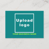 Zakelijke kerst Blauwgroen groene korting Kaart (Achterkant)