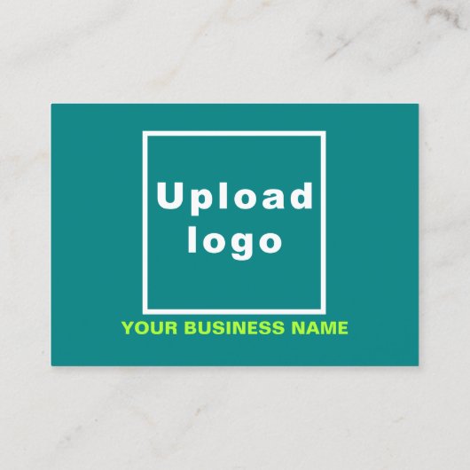 Zakelijke kerst Blauwgroen groene korting Kaart (Achterkant)