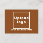 Zakelijke kerst bruin korting Kaart (Achterkant)