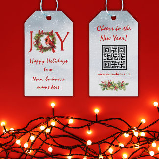 Zakelijke Kerst Cadeaulabel