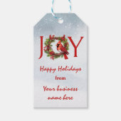 Zakelijke Kerst Cadeaulabel (Voorkant)