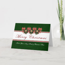 Zakelijke kerst - Garland-kaart Feestdagen Kaart