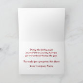 Zakelijke kerst Kaart (Binnen)